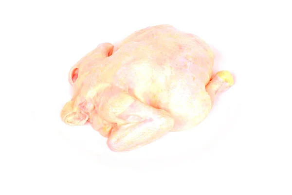 Raw whole chicken — Stockfoto
