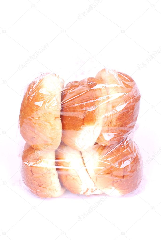 Bag of bread buns
