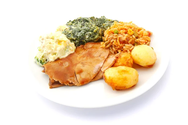 Południowej Afryki niedzielny obiad — Zdjęcie stockowe