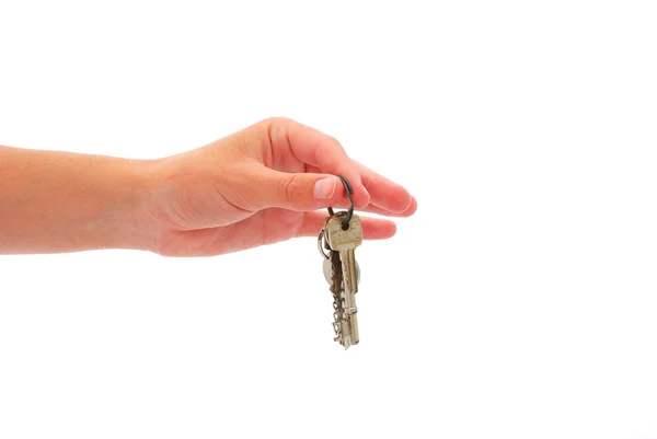 stock image Key in hand