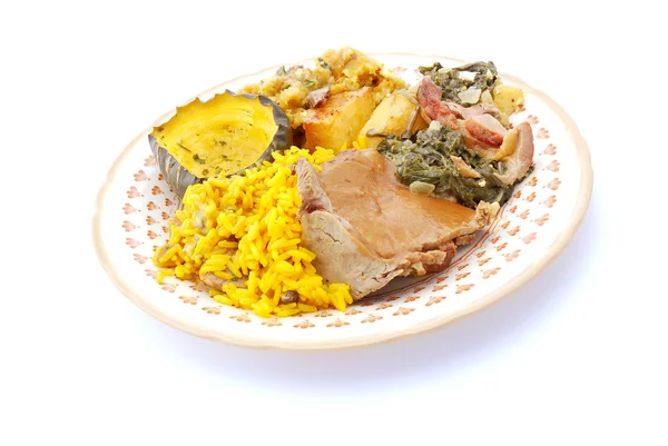Afryki niedzielny obiad — Zdjęcie stockowe
