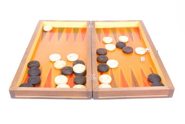 Backgammon board clipart