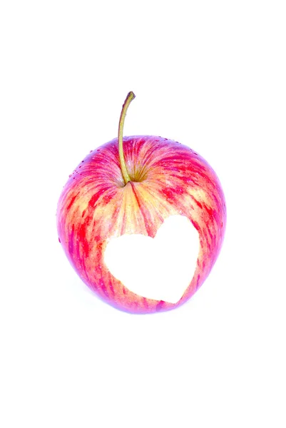 Jag älskar äpplen koncept — Stockfoto