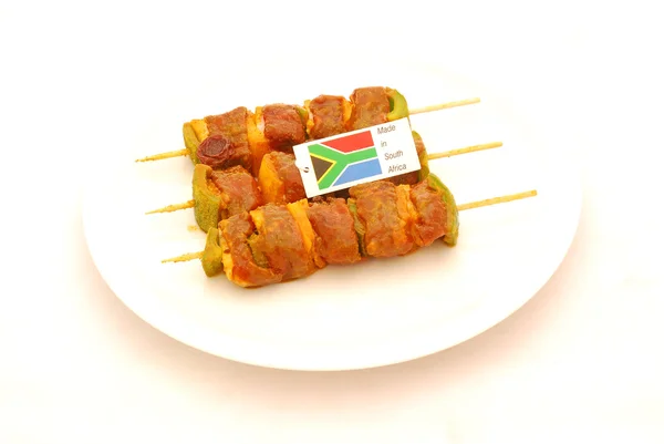Kebabs sul-africanos — Fotografia de Stock
