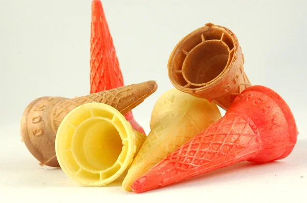 Coni di gelato — Foto Stock