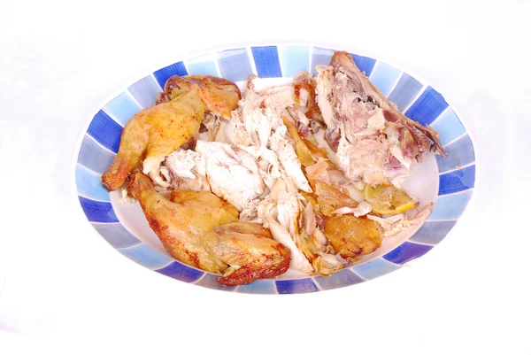 Kawałki kurczaka pieczone — Zdjęcie stockowe