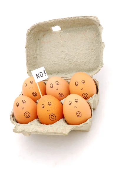 Niente uova. — Foto Stock
