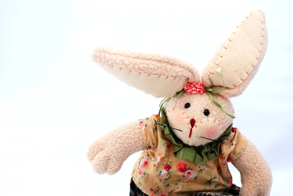 Пасхальний заєць іграшка — стокове фото