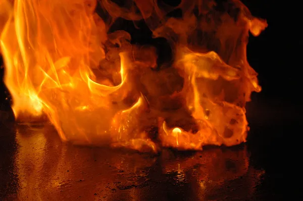 Огонь внутри — стоковое фото