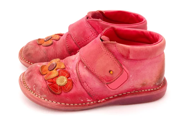 Zapatos de bebé viejos — Foto de Stock