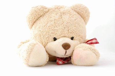 Happy smiling teddy bear clipart