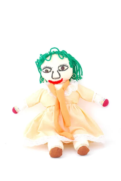 Ручної роботи лялька — стокове фото