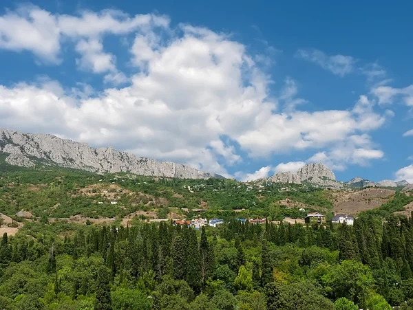 stock image View of the Crimean mountains