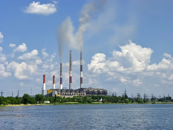 stock image Zmievskaya thermal power plant