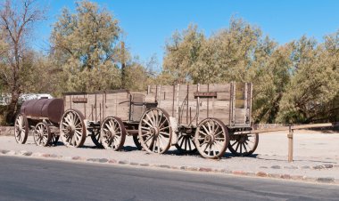 Ore Wagon in Death Valley clipart