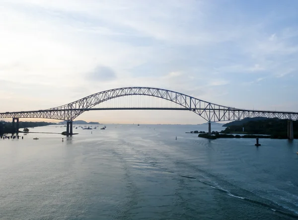 Первый трансамериканский мост в Панаме — стоковое фото