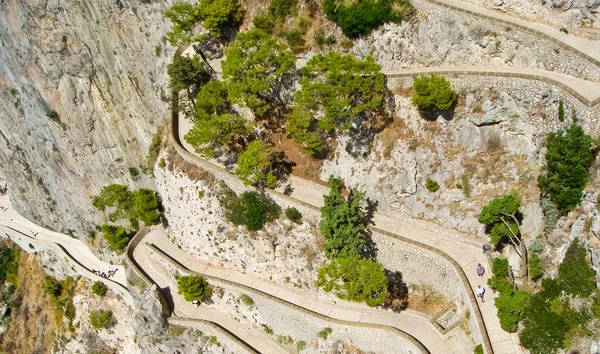 Serpentine Capri carretera —  Fotos de Stock