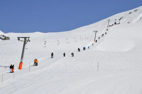 Wyciąg narciarski w Vorarlberg — Zdjęcie stockowe
