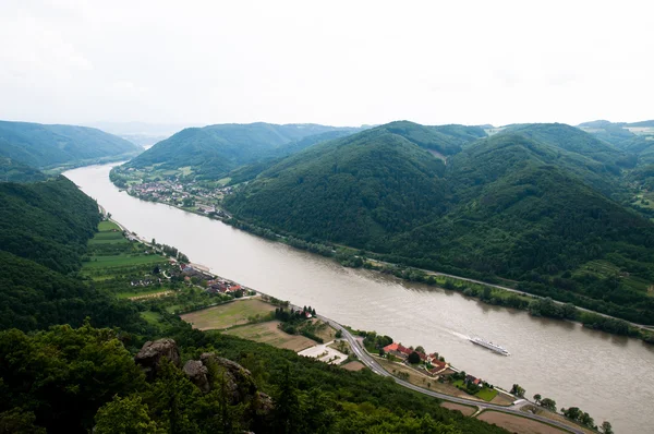 多瑙河折弯 — 图库照片