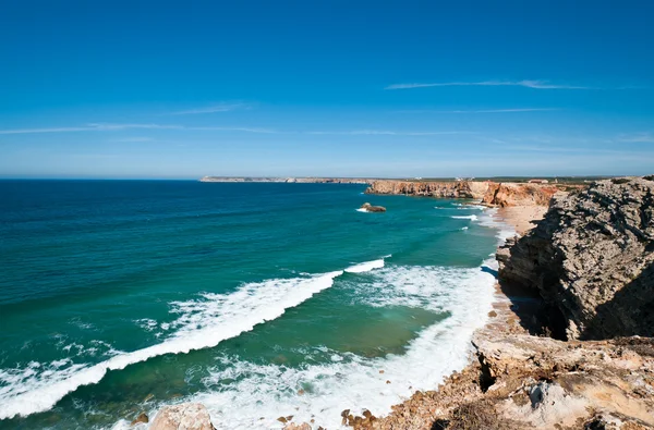 Westliche Atlantikküste der Algarve — Stockfoto