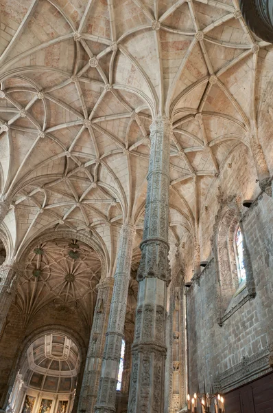 stock image Cathedrals ceiling and column