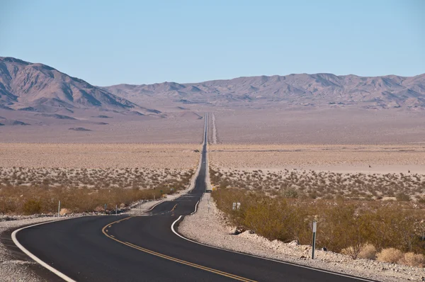 Estrada para o vale da morte — Fotografia de Stock