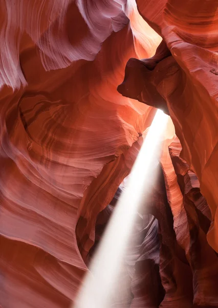 Sun beam in Antelope Canyon — Stock Photo, Image