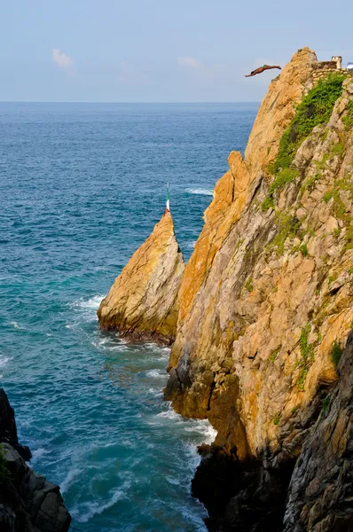 Acapulco cliffs diver — Stock Photo, Image
