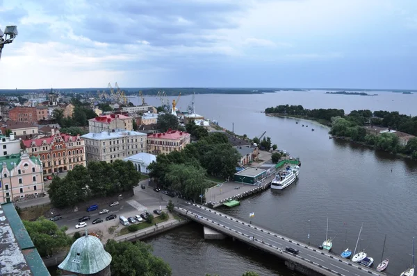 stock image Vyborg a kind from a tower