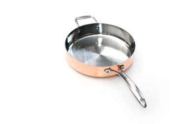 Copper frying pan clipart