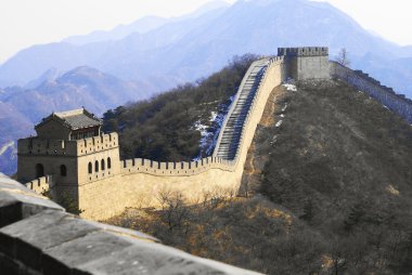 Great wall in China clipart