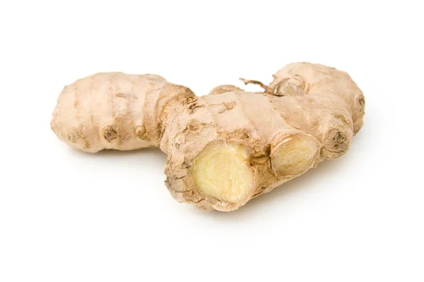 stock image Ginger root isolated on white