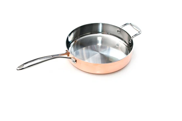 Copper frying pan — Stock Photo, Image