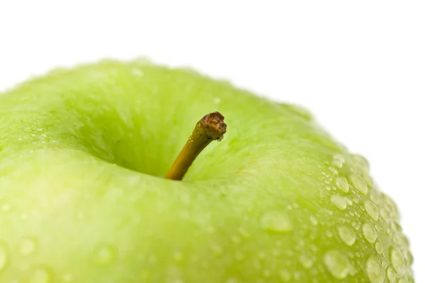 Macro manzana verde — Foto de Stock
