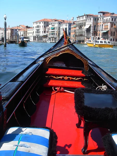 Riding on the grand canal — Stock Photo, Image