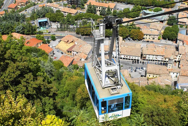 stock image Cable car in San Marino