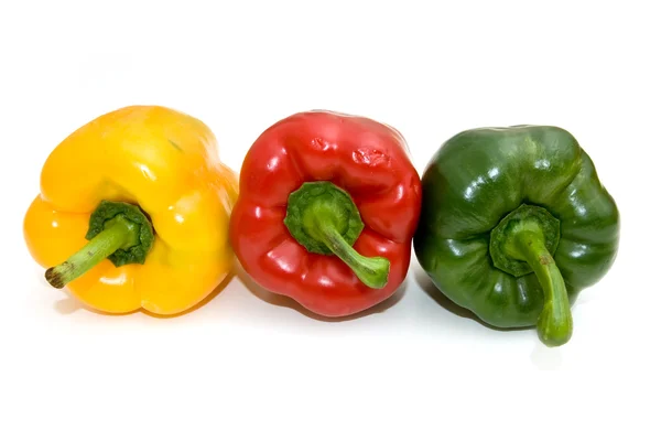 Peppers in different colors — Stock Photo, Image