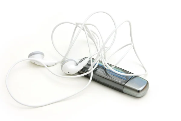 MP3-spelare isolerad på vit — Stockfoto