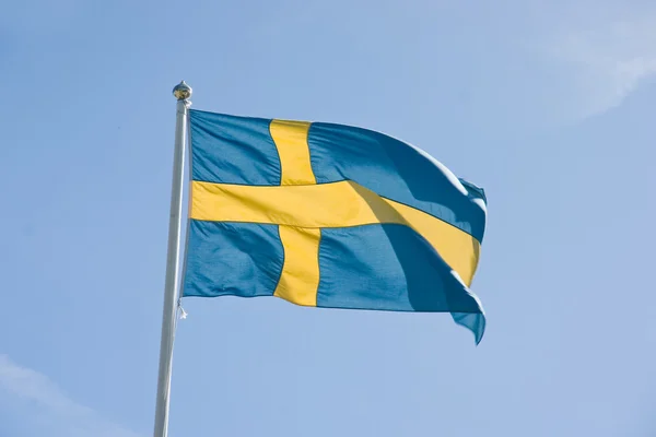 Svenska flaggan — Stockfoto