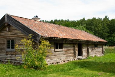 Kuzey İsveç ahşap kabin