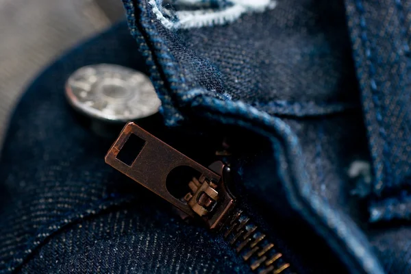 stock image Blue jeans closeup