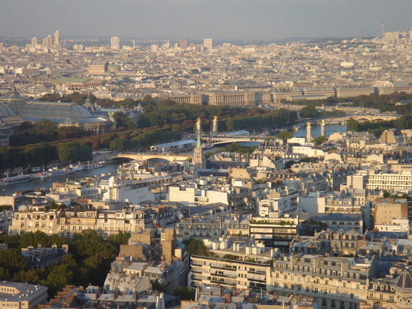 Picture over the city Paris