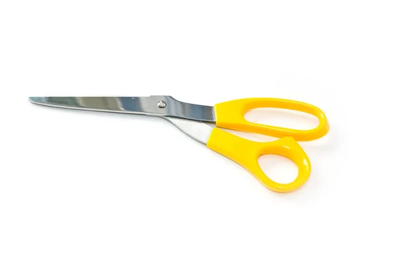 Жовтий ножицями — стокове фото