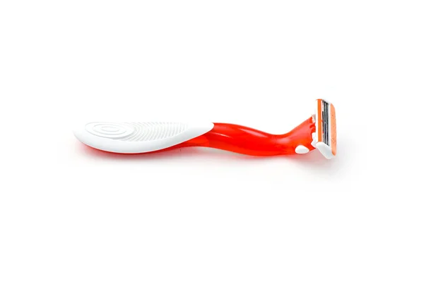 Red lady shaver — Stock Photo, Image