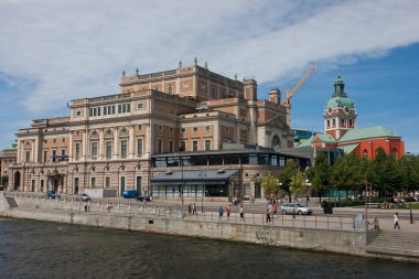 Stockholm royal opera house clipart