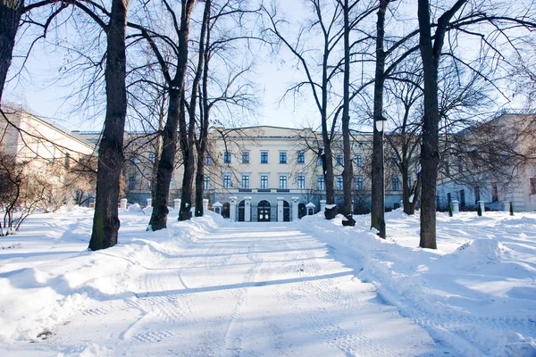 Königsschloss im Winter — Stockfoto