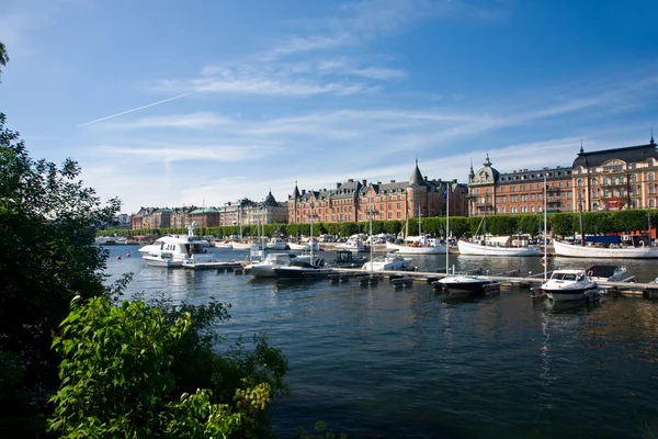 Ansicht von Östermalm, stockholm — Stockfoto