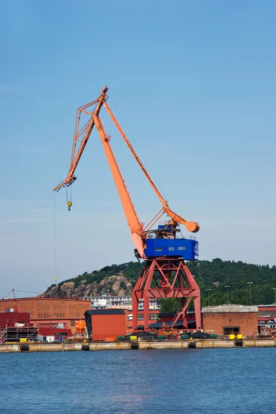 Old harbour crane — Stock Photo, Image