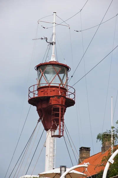 Copenhagen lighthouse boat — Stock Photo, Image