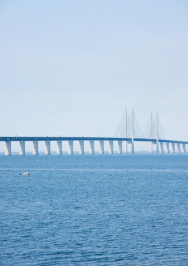 Danimarka İsveç yan tarafa oresunds köprüsünden